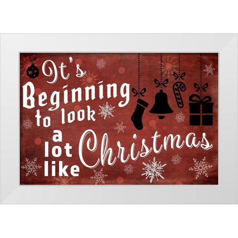 25 Days TilChristmas 034 White Modern Wood Framed Art Print by LightBoxJournal