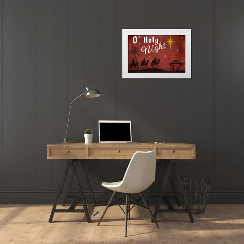 25 Days TilChristmas 036 White Modern Wood Framed Art Print by LightBoxJournal
