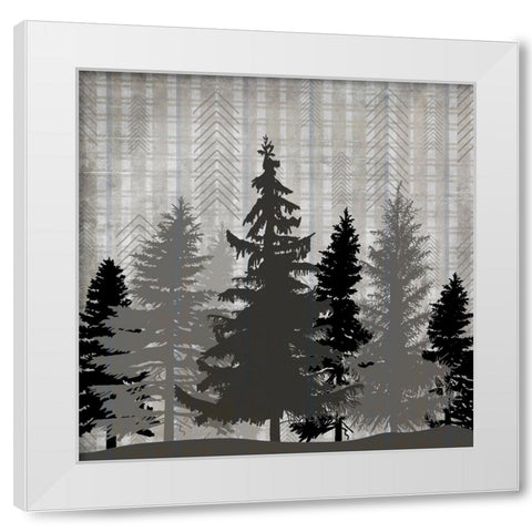 Blue Bear Lodge Sign 06 White Modern Wood Framed Art Print by LightBoxJournal