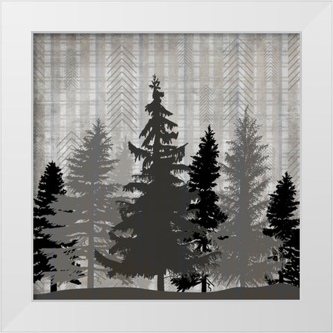 Blue Bear Lodge Sign 06 White Modern Wood Framed Art Print by LightBoxJournal