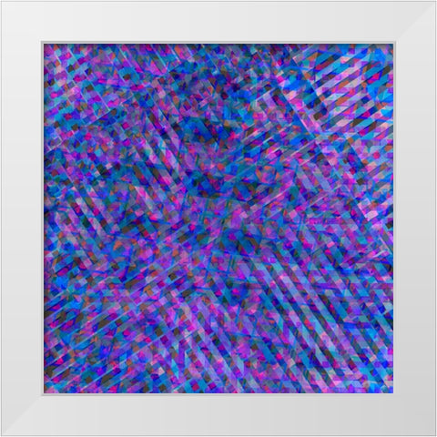 BoHo Girl Pattern 03 White Modern Wood Framed Art Print by LightBoxJournal