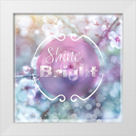 Cherry Blu Sign 4 White Modern Wood Framed Art Print by LightBoxJournal