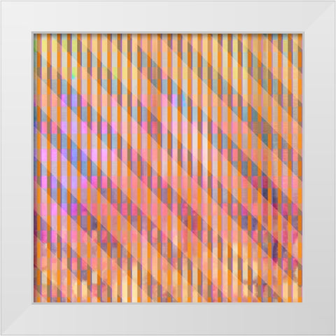 Gypsy Cherry Pattern 01 White Modern Wood Framed Art Print by LightBoxJournal