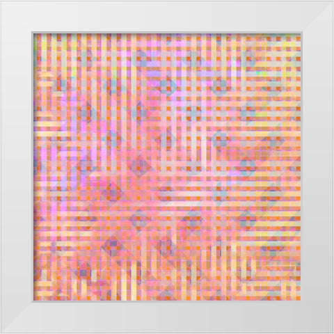 Gypsy Cherry Pattern 2 White Modern Wood Framed Art Print by LightBoxJournal