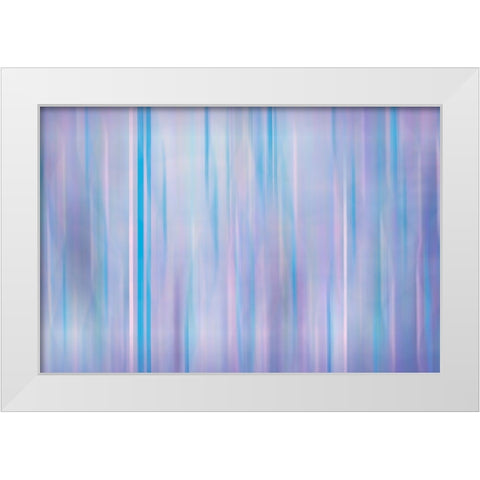 Cherry Blu Pattern 03 White Modern Wood Framed Art Print by LightBoxJournal