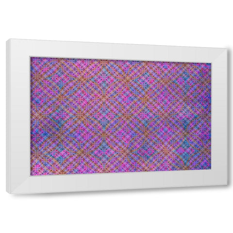 Cherry Blu Pattern 04 White Modern Wood Framed Art Print by LightBoxJournal