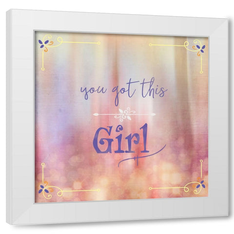 Gypsy Cherry Sign 1 White Modern Wood Framed Art Print by LightBoxJournal