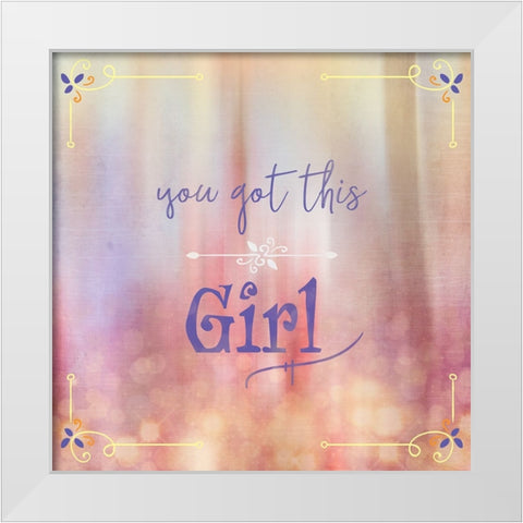 Gypsy Cherry Sign 1 White Modern Wood Framed Art Print by LightBoxJournal