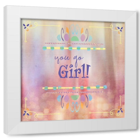 Gypsy Cherry Sign 2 White Modern Wood Framed Art Print by LightBoxJournal