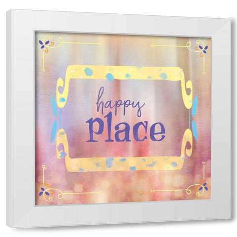 Gypsy Cherry Sign 4 White Modern Wood Framed Art Print by LightBoxJournal