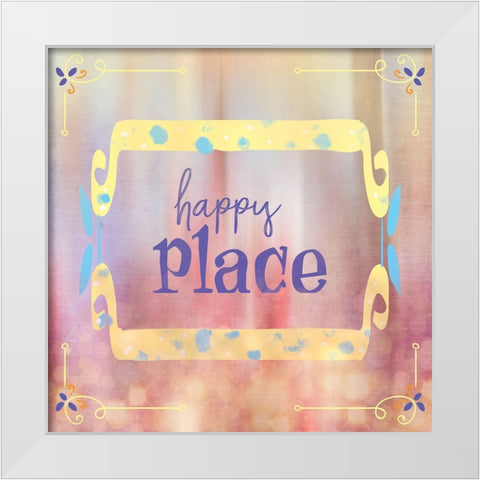 Gypsy Cherry Sign 4 White Modern Wood Framed Art Print by LightBoxJournal