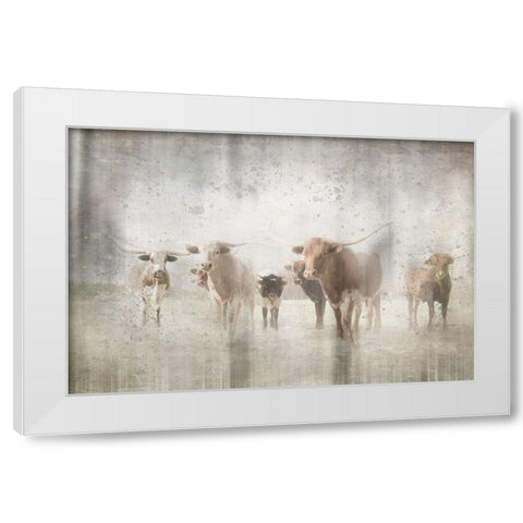 Antique Farm 12 White Modern Wood Framed Art Print by LightBoxJournal