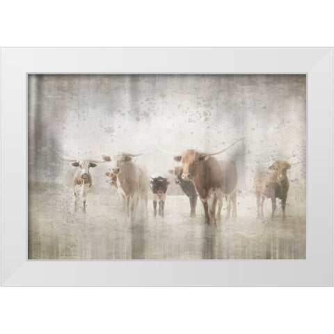 Antique Farm 12 White Modern Wood Framed Art Print by LightBoxJournal