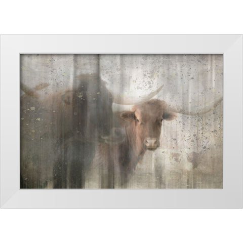 Antique Farm 15 White Modern Wood Framed Art Print by LightBoxJournal