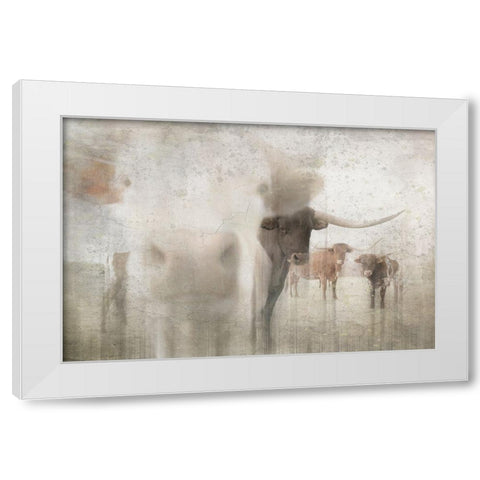 Antique Farm 16 White Modern Wood Framed Art Print by LightBoxJournal
