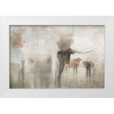 Antique Farm 16 White Modern Wood Framed Art Print by LightBoxJournal