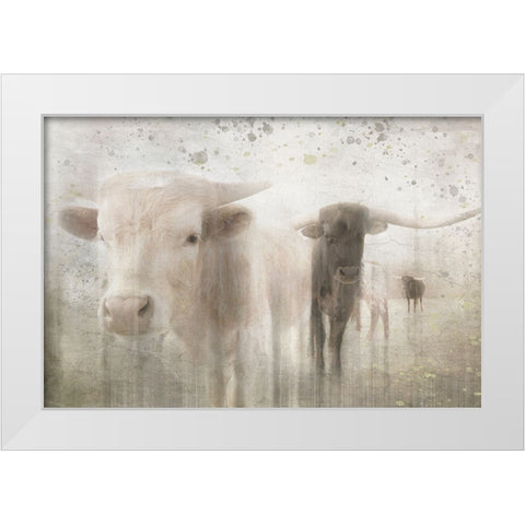 Antique Farm 17 White Modern Wood Framed Art Print by LightBoxJournal