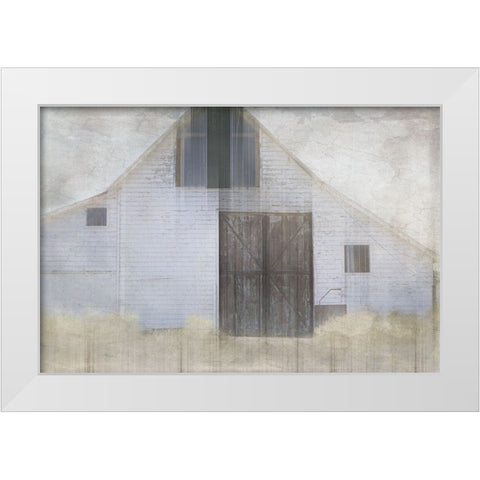 Antique Farm 20 White Modern Wood Framed Art Print by LightBoxJournal