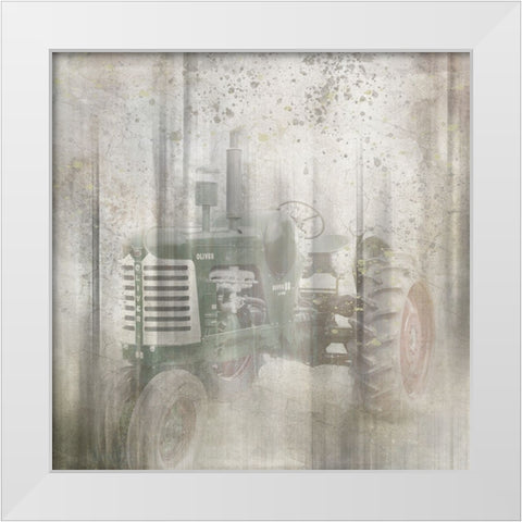 Antique Farm 24 White Modern Wood Framed Art Print by LightBoxJournal
