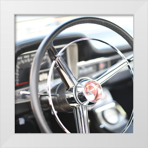 Antique Garage 5 White Modern Wood Framed Art Print by LightBoxJournal