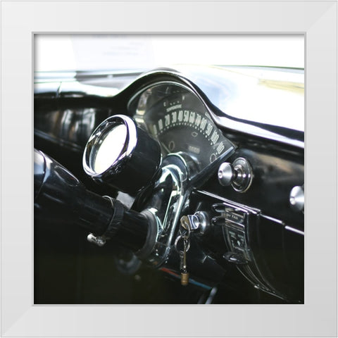 Antique Garage 6 White Modern Wood Framed Art Print by LightBoxJournal