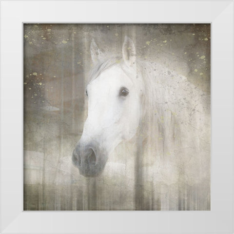 Antique Farm 031 White Modern Wood Framed Art Print by LightBoxJournal