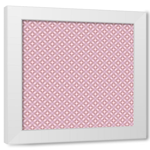 Cherry Pops Surface Pattern 02 White Modern Wood Framed Art Print by LightBoxJournal
