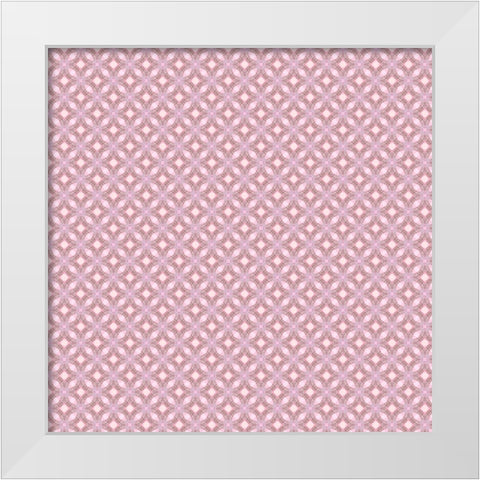 Cherry Pops Surface Pattern 02 White Modern Wood Framed Art Print by LightBoxJournal