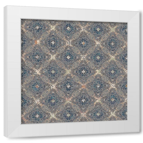 Junk Gypsy Pattern 10 White Modern Wood Framed Art Print by LightBoxJournal