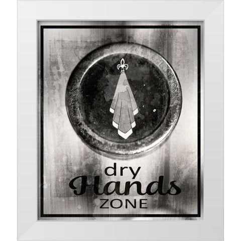 Farm bathroom signs 19 White Modern Wood Framed Art Print by LightBoxJournal