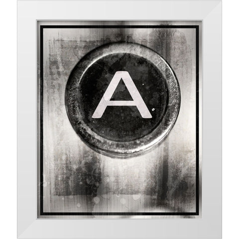 Farm Letter A captial White Modern Wood Framed Art Print by LightBoxJournal