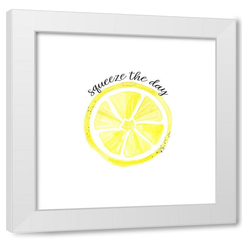 Easy Peasy Lemon Kitchen 3 White Modern Wood Framed Art Print by LightBoxJournal