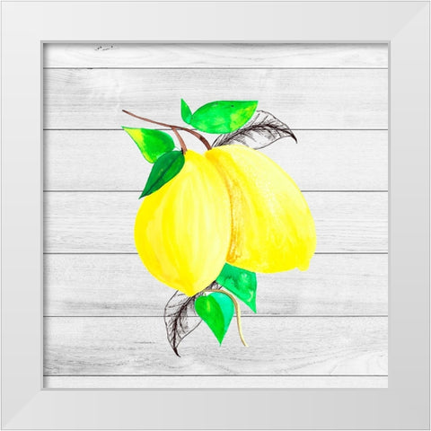 Farm Lemon 02 White Modern Wood Framed Art Print by LightBoxJournal
