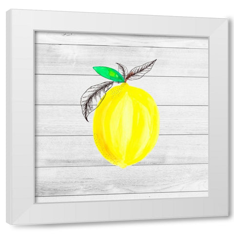 Farm Lemon 04 White Modern Wood Framed Art Print by LightBoxJournal