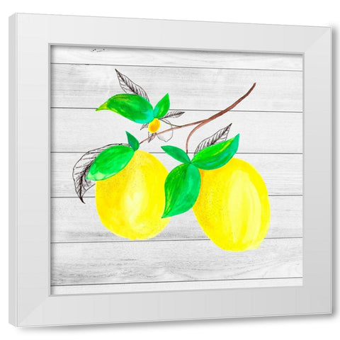 Farm Lemon 05 White Modern Wood Framed Art Print by LightBoxJournal