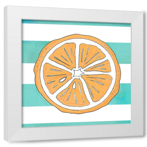 Summer time Lemon 02 White Modern Wood Framed Art Print by LightBoxJournal