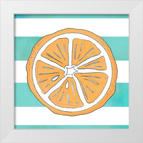 Summer time Lemon 02 White Modern Wood Framed Art Print by LightBoxJournal
