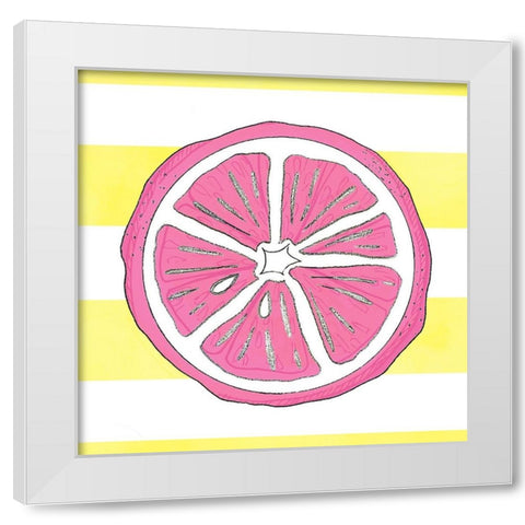 Summer time Lemon 04 White Modern Wood Framed Art Print by LightBoxJournal