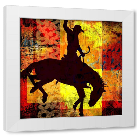 Go Around 04 White Modern Wood Framed Art Print by LightBoxJournal