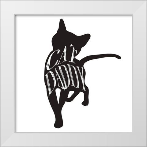 RescueCat 012 White Modern Wood Framed Art Print by LightBoxJournal