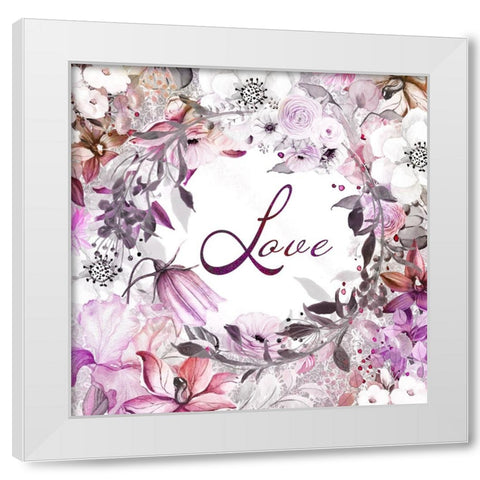 Our Love 05 White Modern Wood Framed Art Print by LightBoxJournal