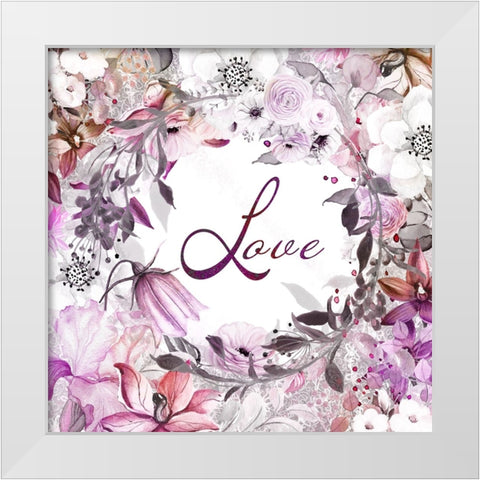 Our Love 05 White Modern Wood Framed Art Print by LightBoxJournal