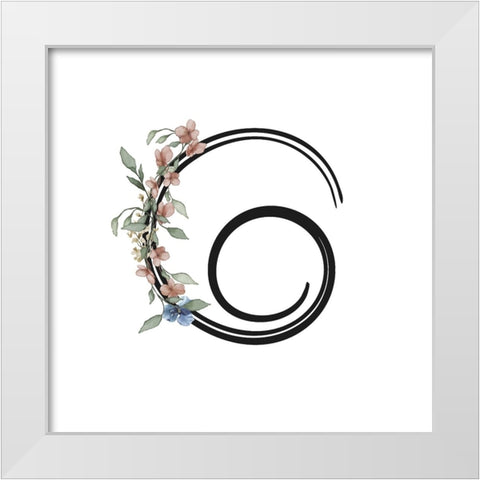 C White Modern Wood Framed Art Print by LightBoxJournal