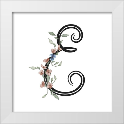 E White Modern Wood Framed Art Print by LightBoxJournal