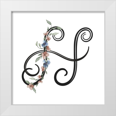 H White Modern Wood Framed Art Print by LightBoxJournal