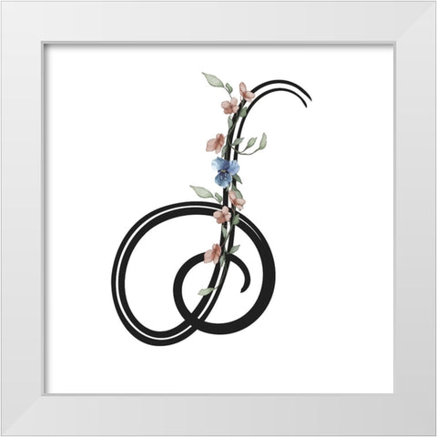 I White Modern Wood Framed Art Print by LightBoxJournal