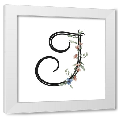 J White Modern Wood Framed Art Print by LightBoxJournal