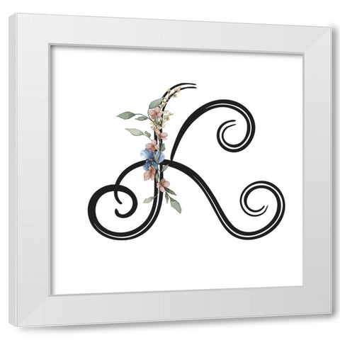 K White Modern Wood Framed Art Print by LightBoxJournal