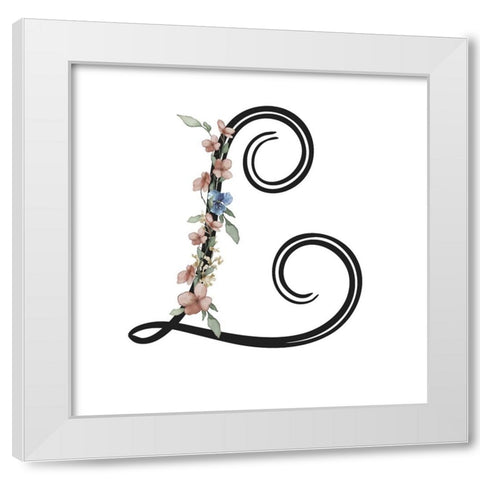 L White Modern Wood Framed Art Print by LightBoxJournal