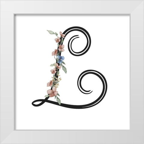 L White Modern Wood Framed Art Print by LightBoxJournal